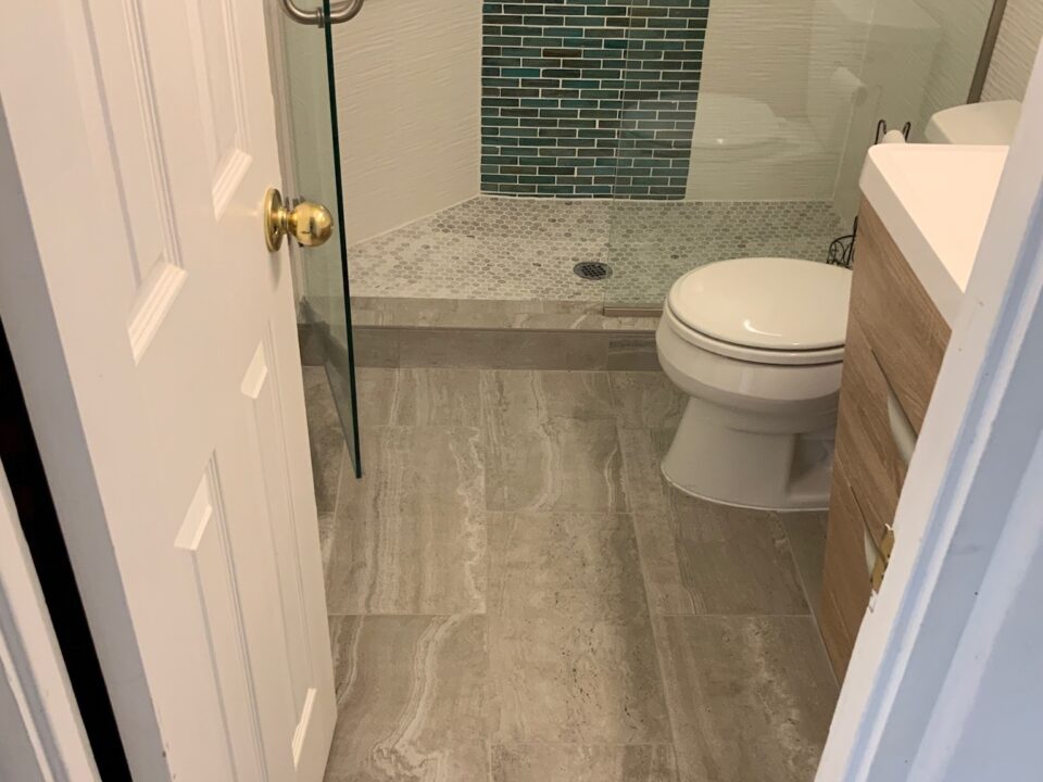 Bathroom tiling and restoration services